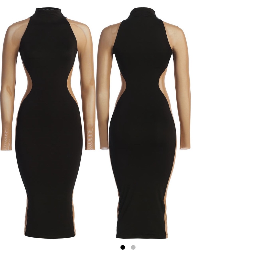 Jluxlabel Afterglow Long Sleeve Body-Con Midi Dress
